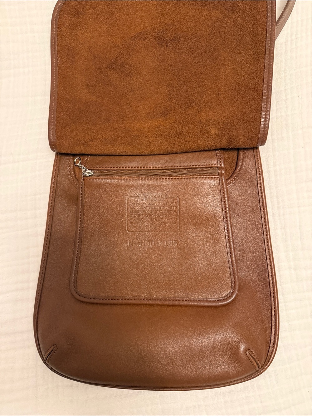 Vintage Coach Slim Hippie Flap Bag 9135 - Picture 5 of 11